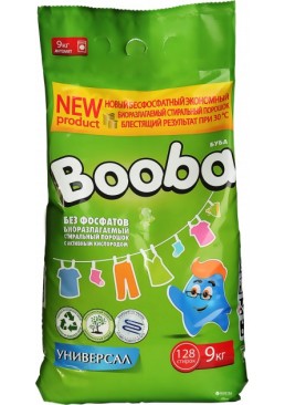 Пральний порошок для дитячої білизни Booba Універсал, 9 кг (128 прань)